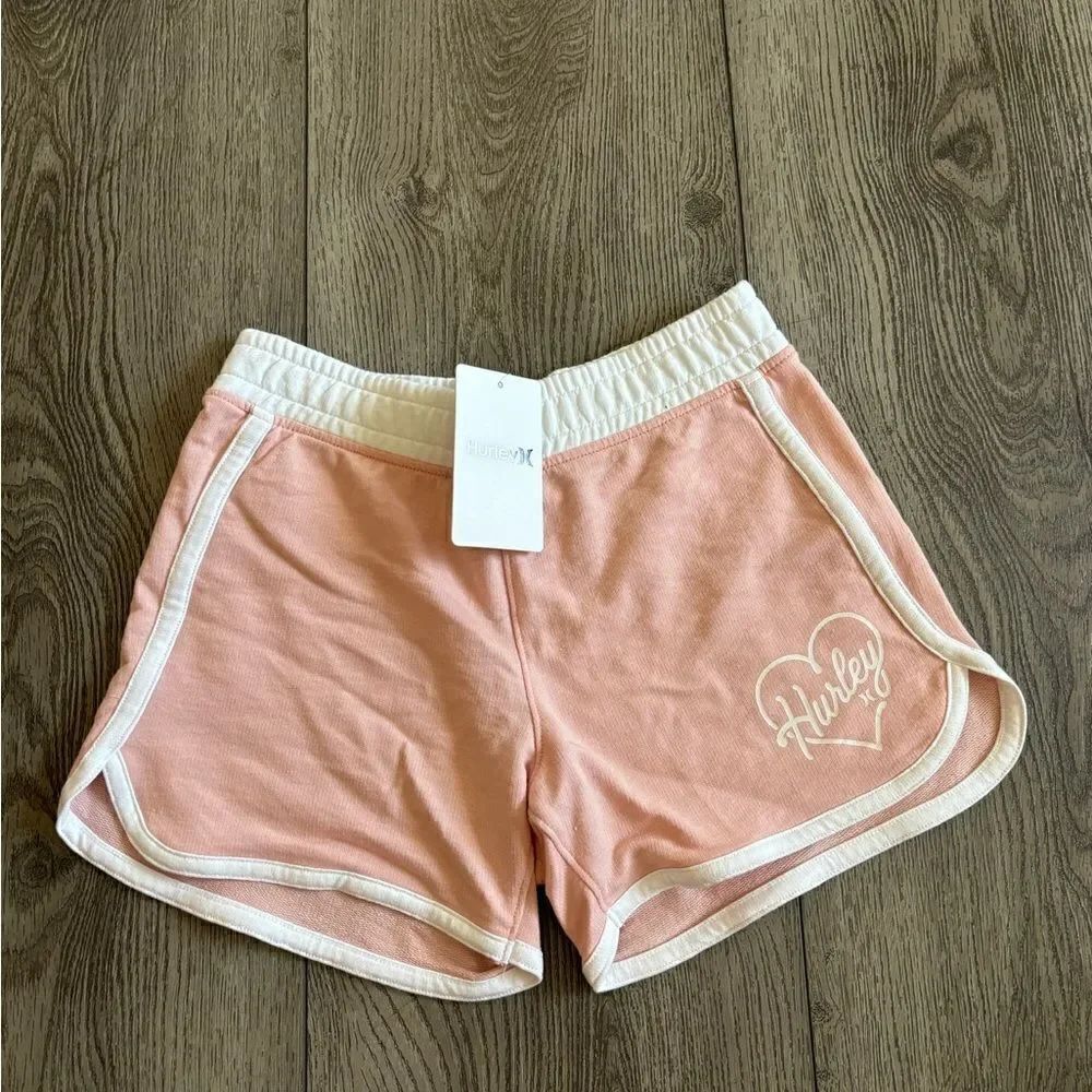 Hurley Girls Shorts With Beautiful Heart Design